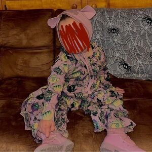 Kate Quinn gaucho tea pot jumpsuit